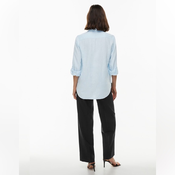 Aritzia Babaton Utility blue Shirt size XL - Picture 3 of 15